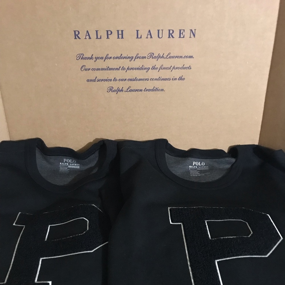 Polo Ralph Lauren Retro Black Polo Prep Sweatshirt - Picture 2 of 5